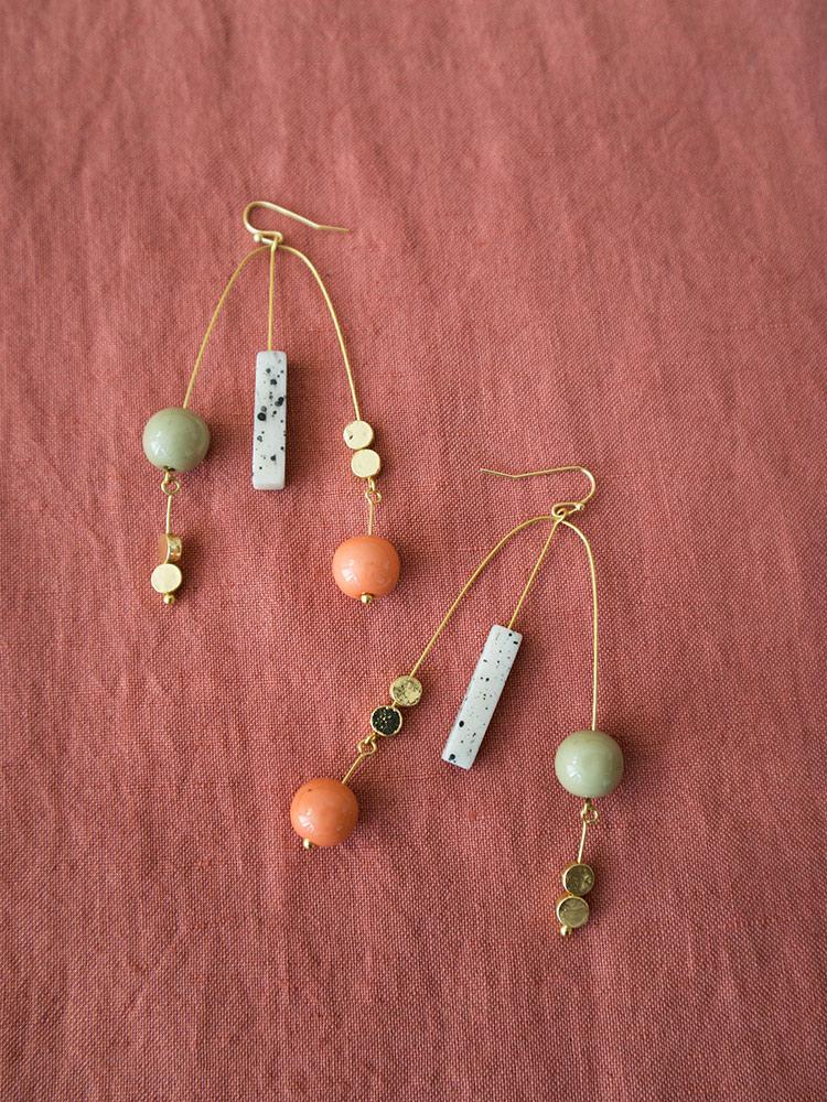 Kelsey Mobile Earrings - Gold