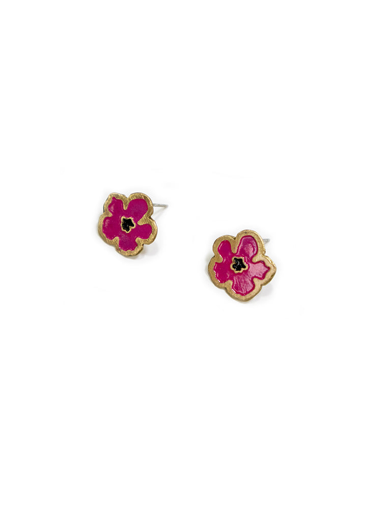 Blossom Stud - Magenta