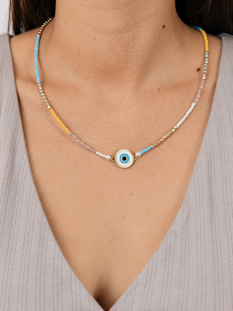 Double Vision Necklace - Multi