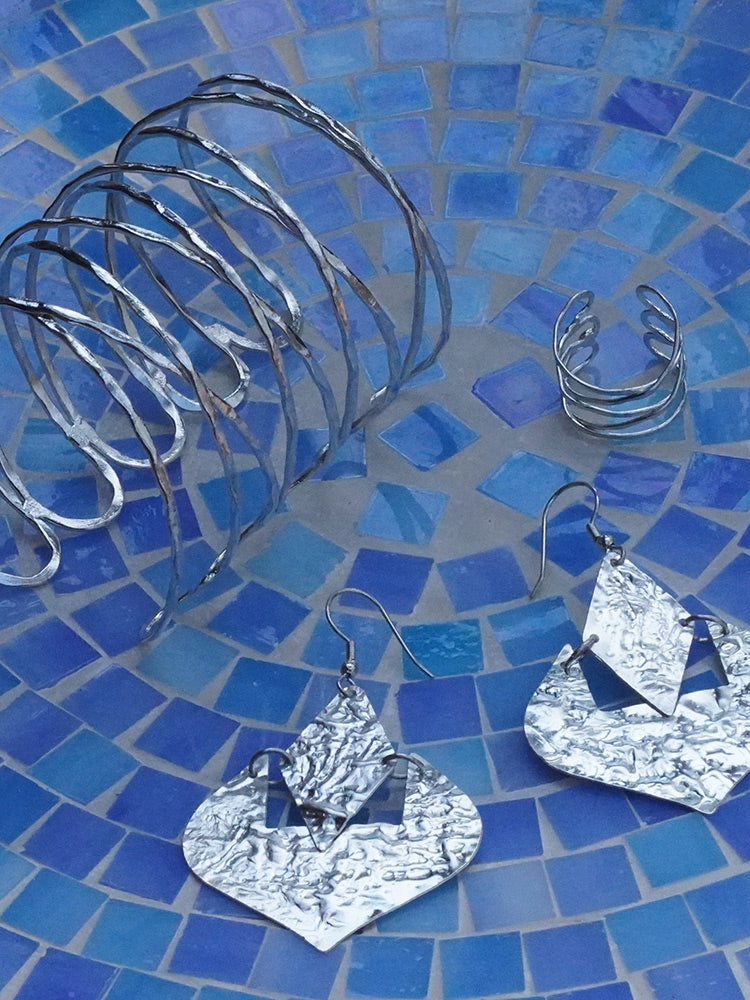 Wind And Water Bracelet - Silver