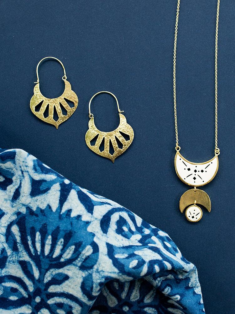 Moon Child Necklace - White