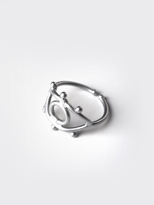 Eye to Eye Ring - Silver