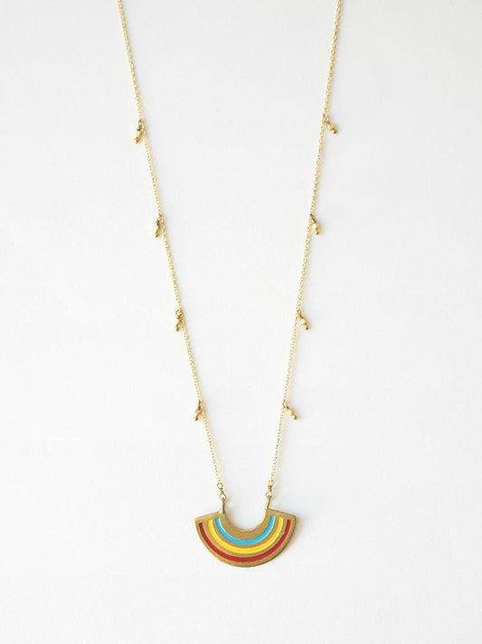 Petite Rainbow Necklace - Multi Color